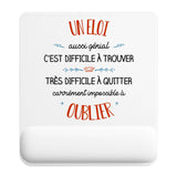 Tapis de souris ergonomique avec repose-poignet, accessoire bureau pour femme et homme, fête des pères, cadeau pas cher, idée cadeau fête des mères, secret santa, départ à la retraite, télétravail et gaming