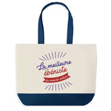 Sac de shopping bleu Ébéniste Meilleure du Monde