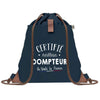 Sac à dos Bleu avec pochette Certifié meilleur Dompteur