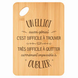 Planche bambou gravée personnalisée homme idée cadeau Fête des Pères apéro 30×20 prénom cuisine plateau fromage anniversaire noel papa papi 