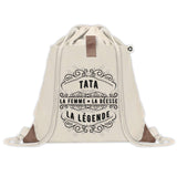 Sac à dos avec pochette Tata Femme Déesse Légende