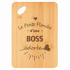 Planche bambou gravée personnalisée femme idée cadeau Fête des Mères apéro 30×20 prénom cuisine plateau fromage anniversaire noel maman mamie