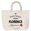 Sac Fête des Mères Mamie Famille Idée Cadeau anniversaire Noël Travail Boulot Métier Départ Retraite Collègue Femme cabas shopping plage