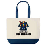 Sac Fête des Mères Mamie Famille Idée Cadeau anniversaire Noël Travail Boulot Métier Départ Retraite Collègue Femme cabas shopping plage