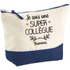 Pochette Trousse Fête des Mères Fêtes des Pères Mamie Papi Famille Idée Cadeau anniversaire Noël Travail Boulot Métier Départ Retraite Collègue Femme Homme