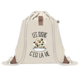 Sac à dos avec pochette Sushis c'est la Vie