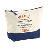 Pochette Trousse Fête des Mères Fêtes des Pères Mamie Papi Famille Idée Cadeau anniversaire Noël Travail Boulot Métier Départ Retraite Collègue Femme Homme