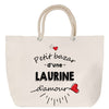 Sac Fête des Mères Mamie Famille Idée Cadeau anniversaire Noël Travail Boulot Métier Départ Retraite Collègue Femme cabas shopping plage