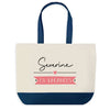 Sac de shopping bleu Severine en Vacances