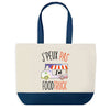 Sac de shopping bleu J'peux pas Foodtruck