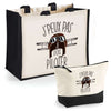 Cabas homme ou femme sac plage ou shopping tote bag pochette trousse Idée cadeau original pour anniversaire Noël travail départ retraite collègue famille fete des mères fetes des pères papa maman mamie papi