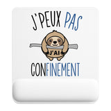 Tapis de souris ergonomique avec repose-poignet, accessoire bureau pour femme et homme, fête des pères, cadeau pas cher, idée cadeau fête des mères, secret santa, départ à la retraite, télétravail et gaming