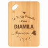 Planche bambou gravée personnalisée femme idée cadeau Fête des Mères apéro 30×20 prénom cuisine plateau fromage anniversaire noel maman mamie