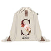 Sac à dos avec pochette Solène Lettre Fleur