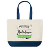 Sac de shopping bleu Meilleur Radiologue de tous les temps