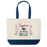 Sac Fête des Mères Mamie Famille Idée Cadeau anniversaire Noël Travail Boulot Métier Départ Retraite Collègue Femme cabas shopping plage