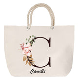 Sac Fête des Mères Mamie Famille Idée Cadeau anniversaire Noël Travail Boulot Métier Départ Retraite Collègue Femme cabas shopping plage