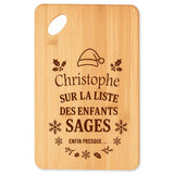 Planche à découper cadeau Noël famille amis papa maman mamie papi, idée cadeau apéro et cuisine, Secret Santa