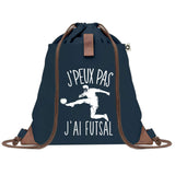 sac a dos bleu coton recycle avec pochette idee cadeau originale pour collegue ami prof ou membre de la famille cadeau mixte noel anniversaire secret santa ou depart au travail sac leger pratique et ecologique design breton moderne