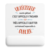 Tapis de souris ergonomique avec repose-poignet, accessoire bureau pour femme et homme, fête des pères, cadeau pas cher, idée cadeau fête des mères, secret santa, départ à la retraite, télétravail et gaming
