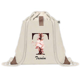 Sac à dos avec pochette Tasnîm Lettre Fleur