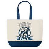 Sac de shopping bleu J'peux pas Voile