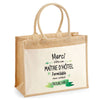 Sac Fête des Mères Mamie MAman Soeur Femme Famille Idée Cadeau anniversaire Noël Travail Boulot Métier Départ Retraite Collègue Femme cabas shopping plage