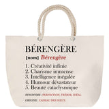 Sac Fête des Mères Mamie Famille Idée Cadeau anniversaire Noël Travail Boulot Métier Départ Retraite Collègue Femme cabas shopping plage