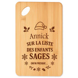 Planche à découper cadeau Noël famille amis papa maman mamie papi, idée cadeau apéro et cuisine, Secret Santa