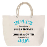 Sac Fête des Mères Mamie Famille Idée Cadeau anniversaire Noël Travail Boulot Métier Départ Retraite Collègue Femme cabas shopping plage