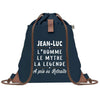 sac a dos homme bleu coton recycle avec pochette idee cadeau utile pour collegue papa ou ami cadeau homme noel anniversaire secret santa ou depart a la retraite sac durable pratique et robuste design sobre et elegant