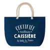 Sac de plage Bleu anse corde Certifiée meilleure Caissière