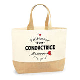 Sac Jute Fête des Mères Fêtes des Pères Mamie Papi Famille Idée Cadeau anniversaire Noël Travail Boulot Métier Départ Retraite Collègue Femme Homme