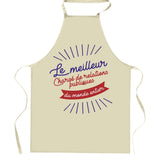 Cadeau Cuisinier cuisinière mère maman papa père mamie papi Vêtement Blouse de protection Barbecue Jardinage Tablier de Travail Tâches ménagères 