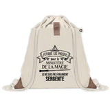 Sac à dos avec pochette Sergente Ministère de la Magie