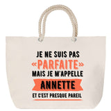 Sac Fête des Mères Mamie Famille Idée Cadeau anniversaire Noël Travail Boulot Métier Départ Retraite Collègue Femme cabas shopping plage