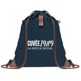 Sac à dos Bleu avec pochette Cuvée 1989