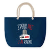 Sac de plage Bleu anse corde J'peux Pas Radio
