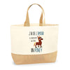 Sac Jute Fête des Mères Fêtes des Pères Mamie Papi Famille Idée Cadeau anniversaire Noël Travail Boulot Métier Départ Retraite Collègue Femme Homme