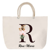 Sac Fête des Mères Mamie Famille Idée Cadeau anniversaire Noël Travail Boulot Métier Départ Retraite Collègue Femme cabas shopping plage