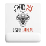 Tapis de souris ergonomique avec repose-poignet, accessoire bureau pour femme et homme, fête des pères, cadeau pas cher, idée cadeau fête des mères, secret santa, départ à la retraite, télétravail et gaming