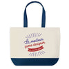 Sac de shopping bleu Game Designer Meilleur du Monde