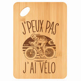 Planche bambou gravée personnalisée femme homme idée cadeau Fête des Mères Fête des Pères apéro papa maman prénom cuisine plateau fromage
