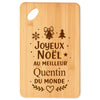 Planche à découper cadeau Noël famille amis papa maman mamie papi, idée cadeau apéro et cuisine, Secret Santa