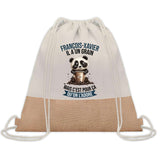 Sac Fête des Pères Papi Papa Cadeau anniversaire Noël Travail Boulot Métier Départ Retraite Collègue Homme cabas shopping plage