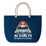 Sac de plage Bleu anse corde Kung Fu Légende Humour Geek