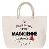 Sac Fête des Mères Mamie Famille Idée Cadeau anniversaire Noël Travail Boulot Métier Départ Retraite Collègue Femme cabas shopping plage