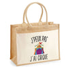 Sac Fête des Mères Mamie Famille Idée Cadeau anniversaire Noël Travail Boulot Métier Départ Retraite Collègue Femme cabas shopping plage Homme Papa Papi Pères Frère