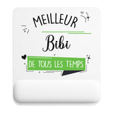 Tapis de souris ergonomique avec repose-poignet, accessoire bureau pour femme et homme, fête des pères, cadeau pas cher, idée cadeau fête des mères, secret santa, départ à la retraite, télétravail et gaming