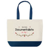 Sac de shopping bleu Documentaliste au Top